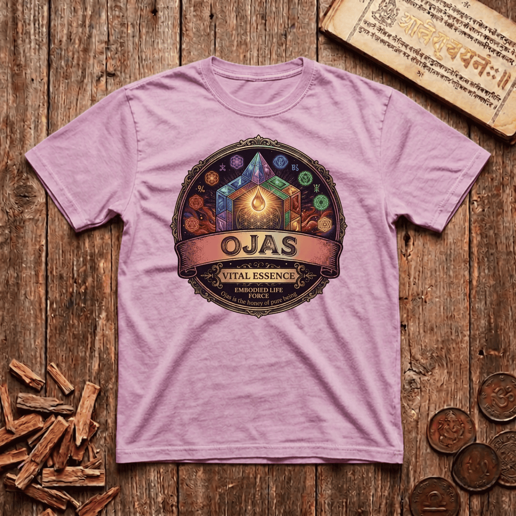 Ojas 2 — Vital Essence - Retro Emblem - T-Shirt