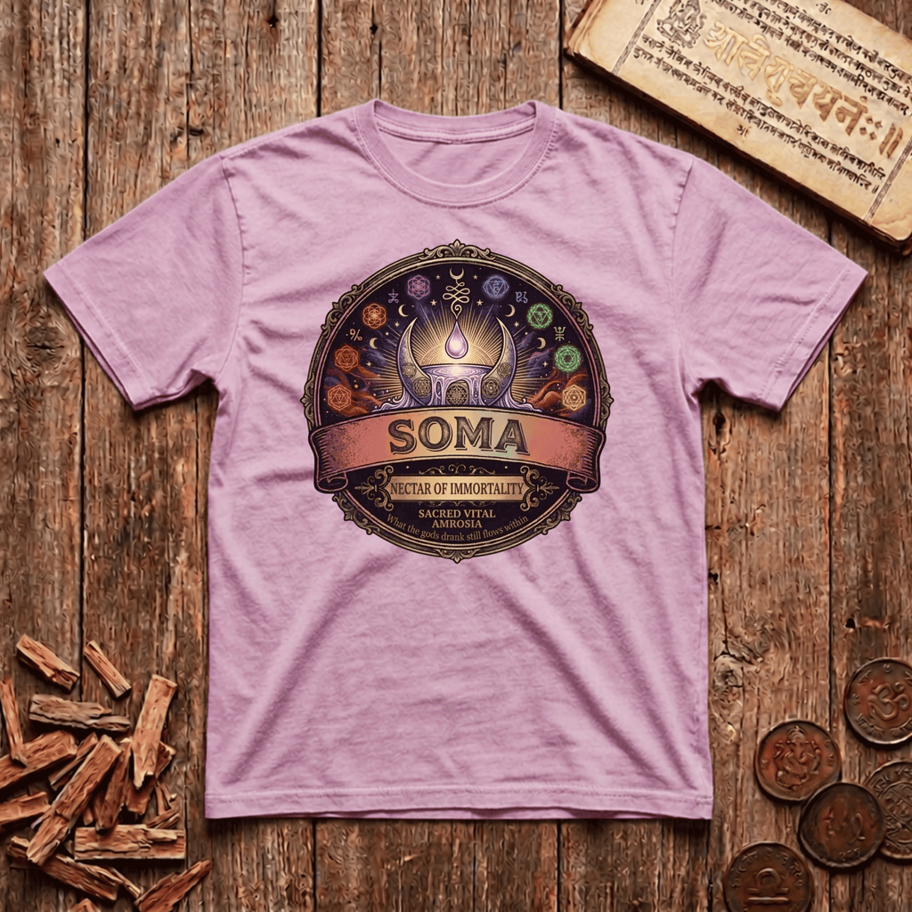 Soma — Nectar of Immortality - Retro Emblem - T-Shirt