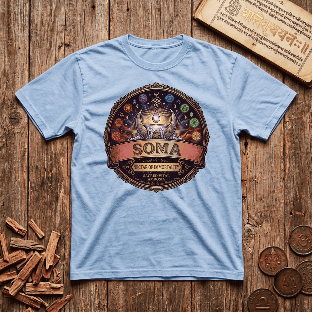 Soma — Nectar of Immortality - Retro Emblem - T-Shirt