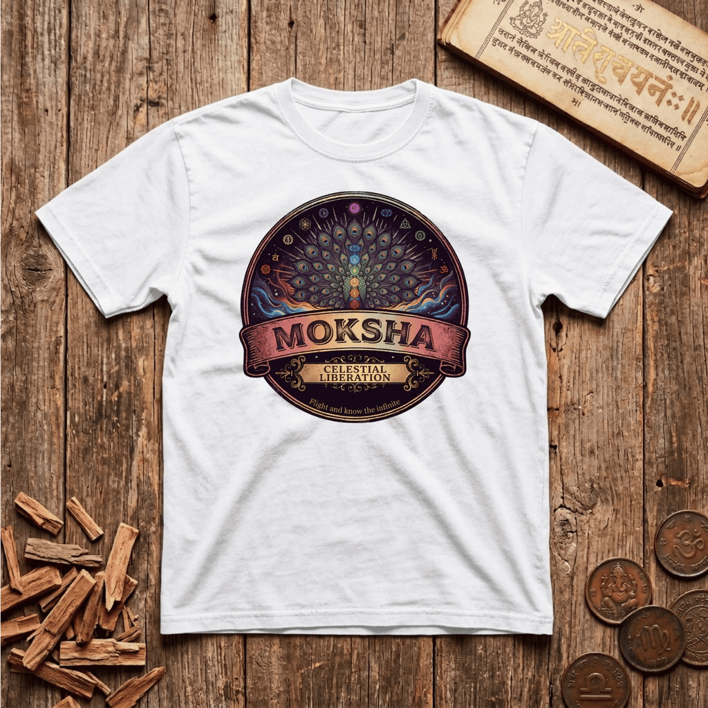 Moksha - Liberation - Retro Emblem - T-Shirt