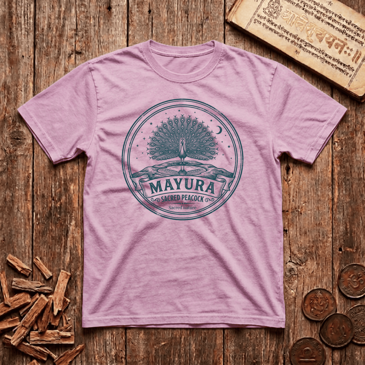 Mayura — Sacred Peacock - T-Shirt