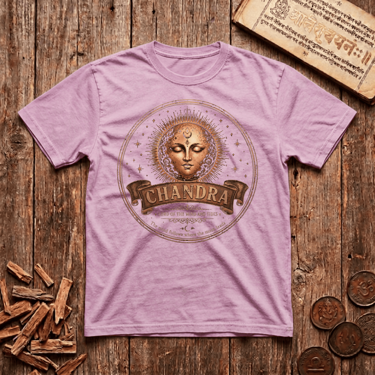 Chandra — The Moon Deity - T-Shirt