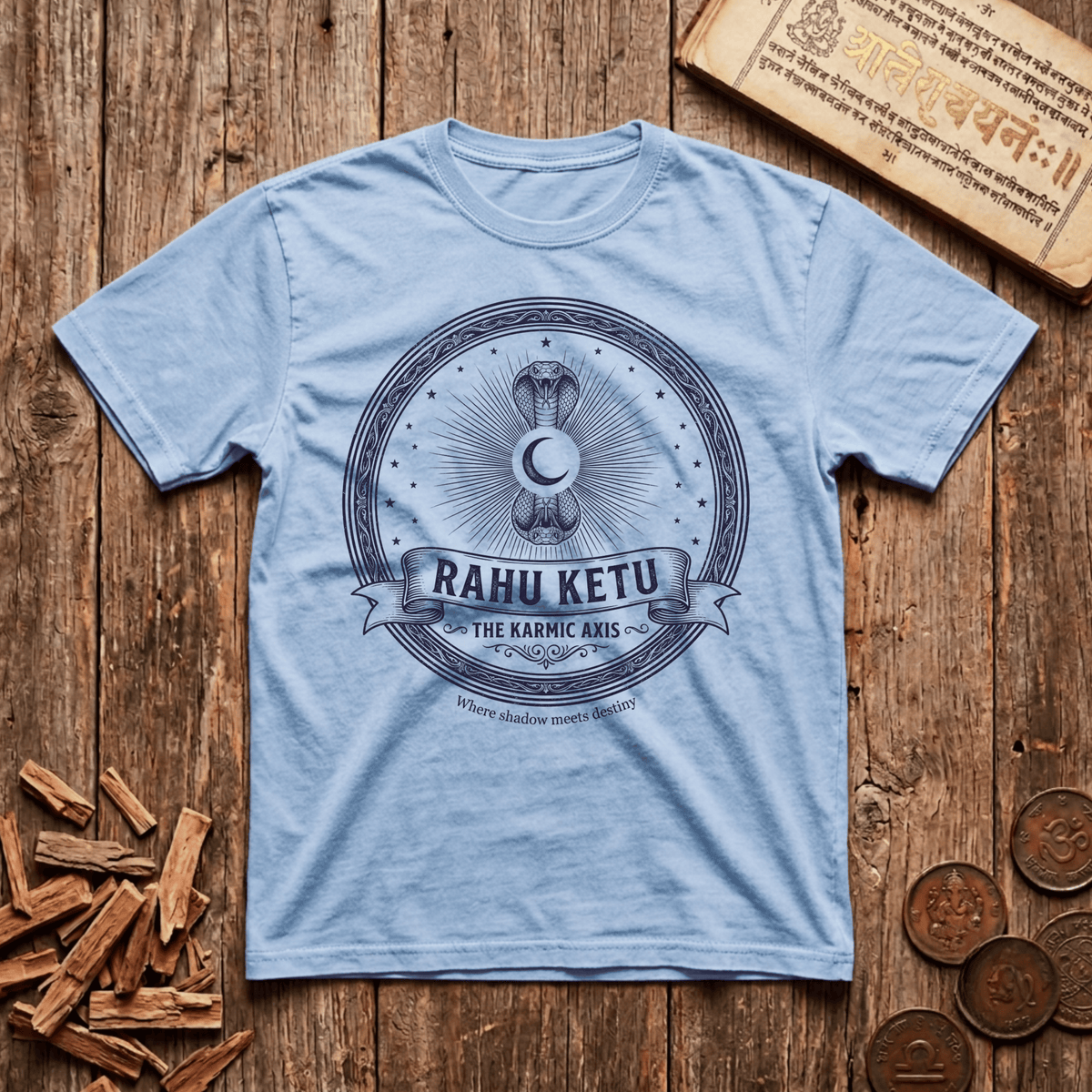Rahu-Ketu — The Karmic Axis - T-Shirt