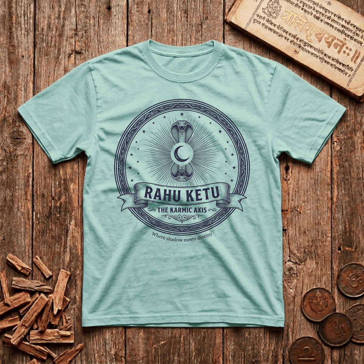 Rahu-Ketu — The Karmic Axis - T-Shirt