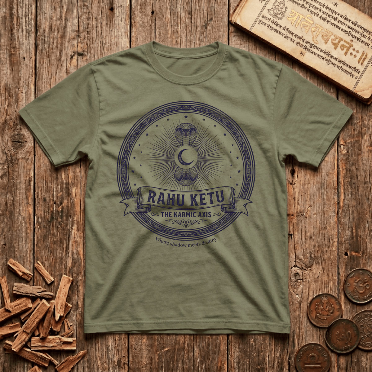 Rahu-Ketu — The Karmic Axis - T-Shirt