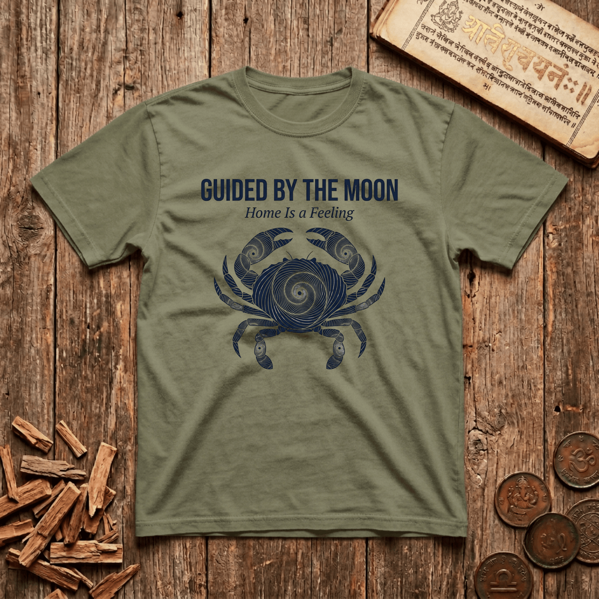 Cancer - Guided by the Moon - T-Shirt