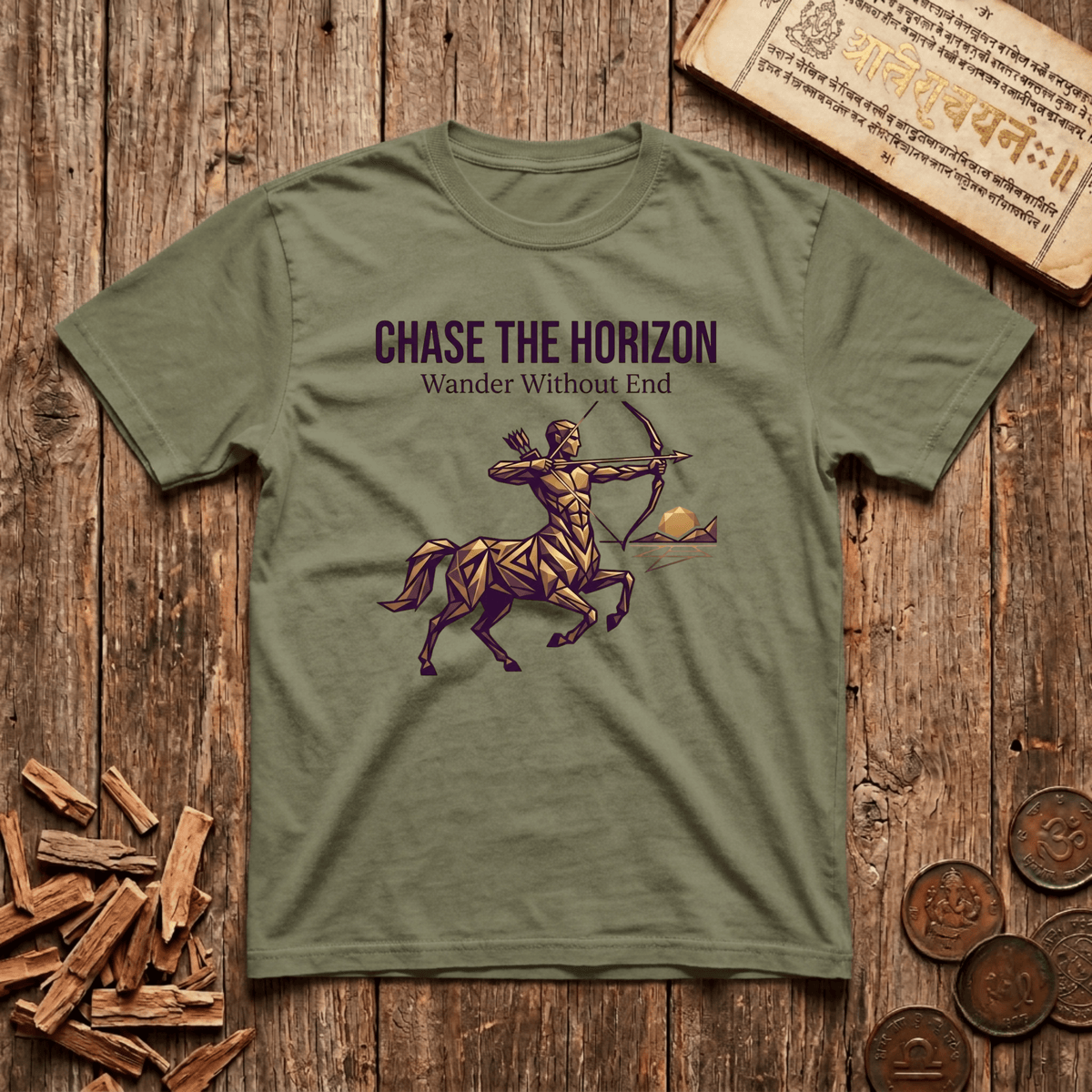 Sagittarius - Chase The Horizon - T-Shirt