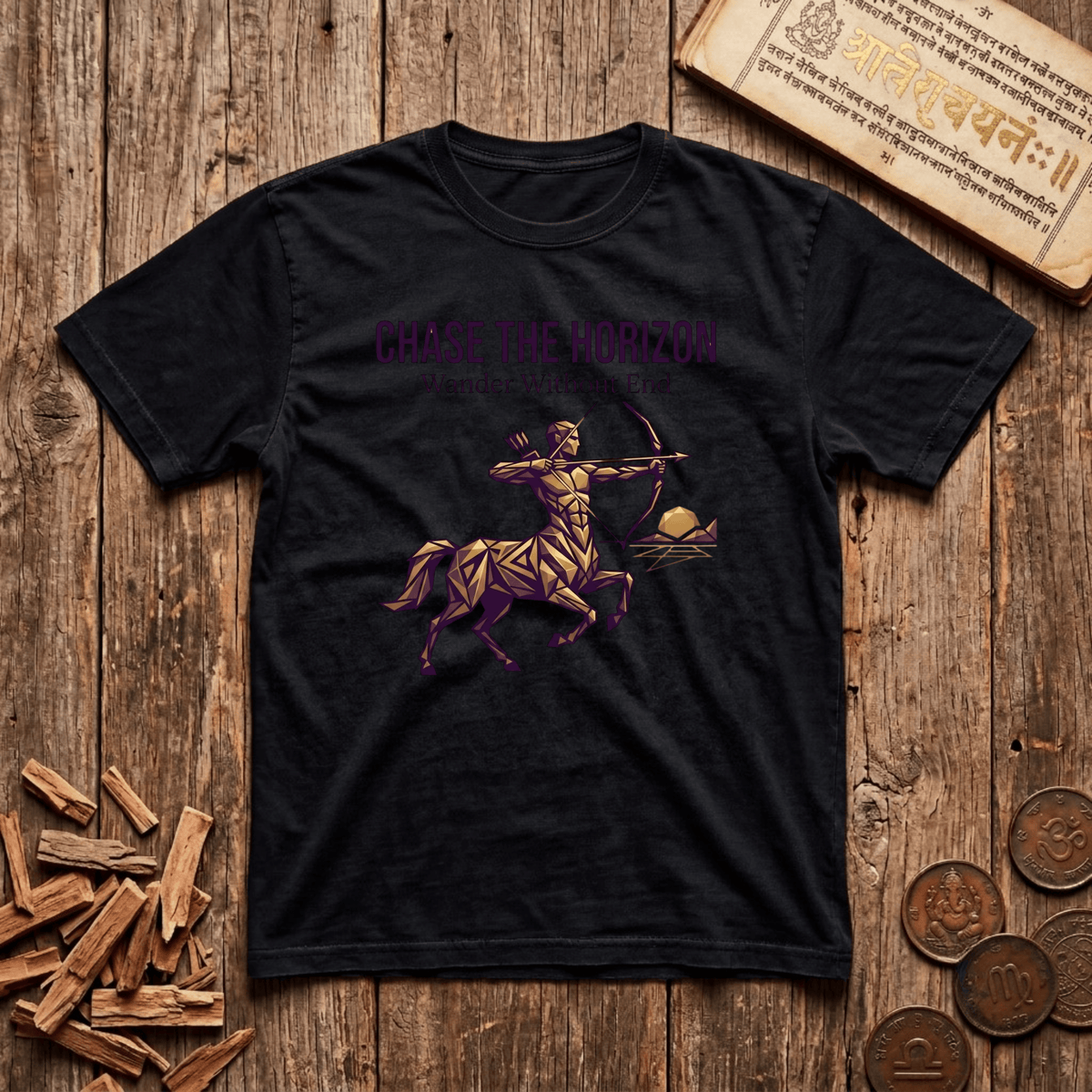 Sagittarius - Chase The Horizon - T-Shirt
