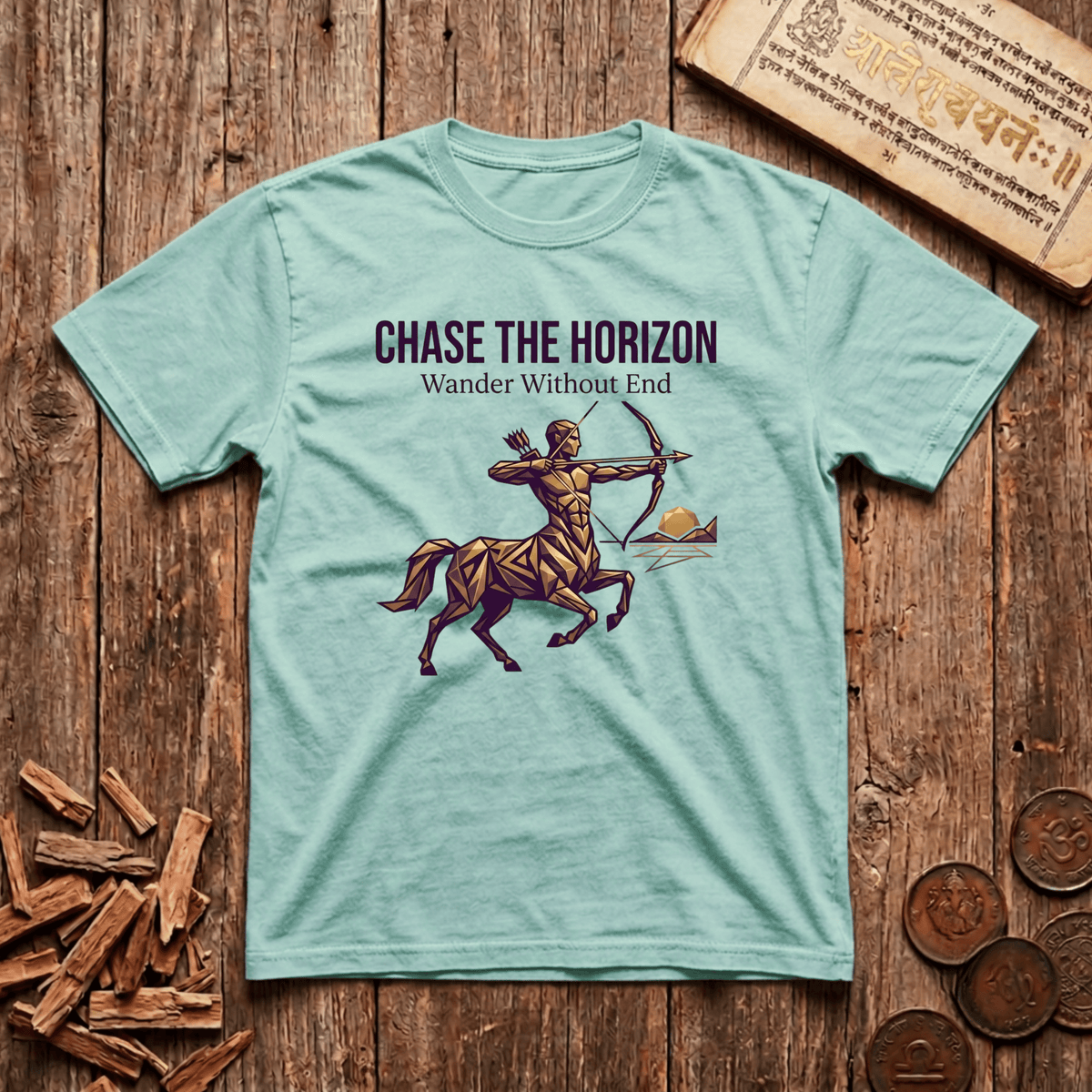 Sagittarius - Chase The Horizon - T-Shirt