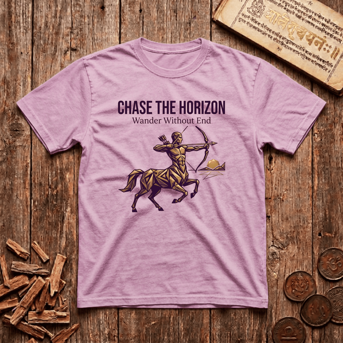 Sagittarius - Chase The Horizon - T-Shirt