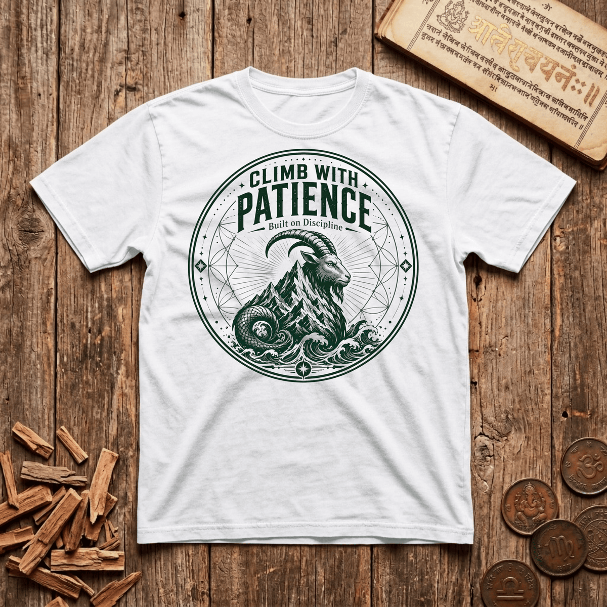Capricorn - Built On Discipline - T-Shirt