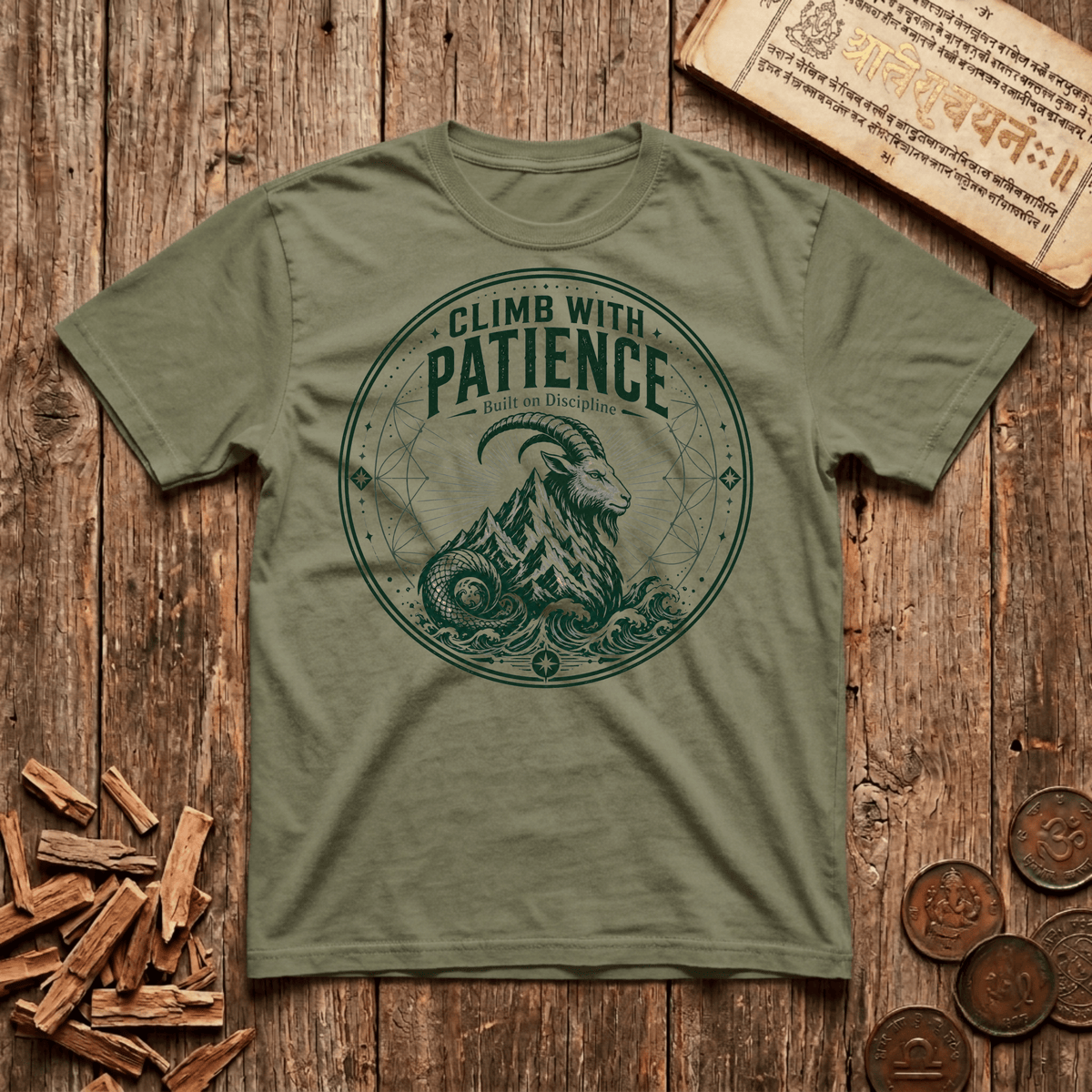 Capricorn - Built On Discipline - T-Shirt