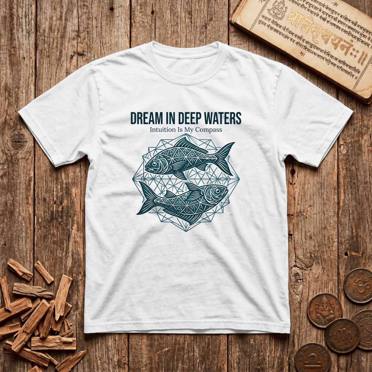 Pisces - Intuition Is My Compass - T-Shirt