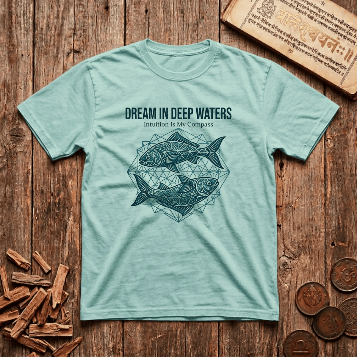 Pisces - Intuition Is My Compass - T-Shirt