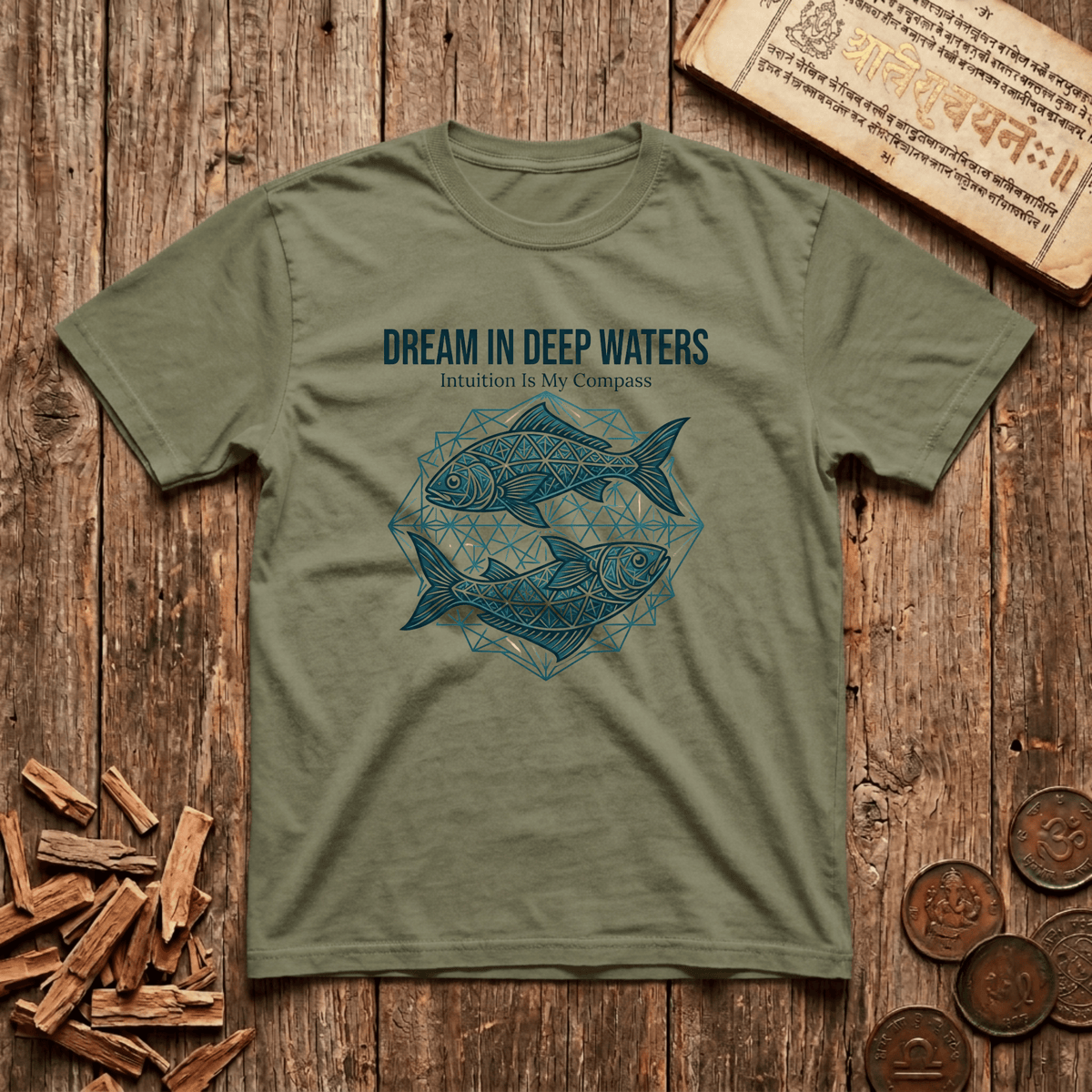 Pisces - Intuition Is My Compass - T-Shirt