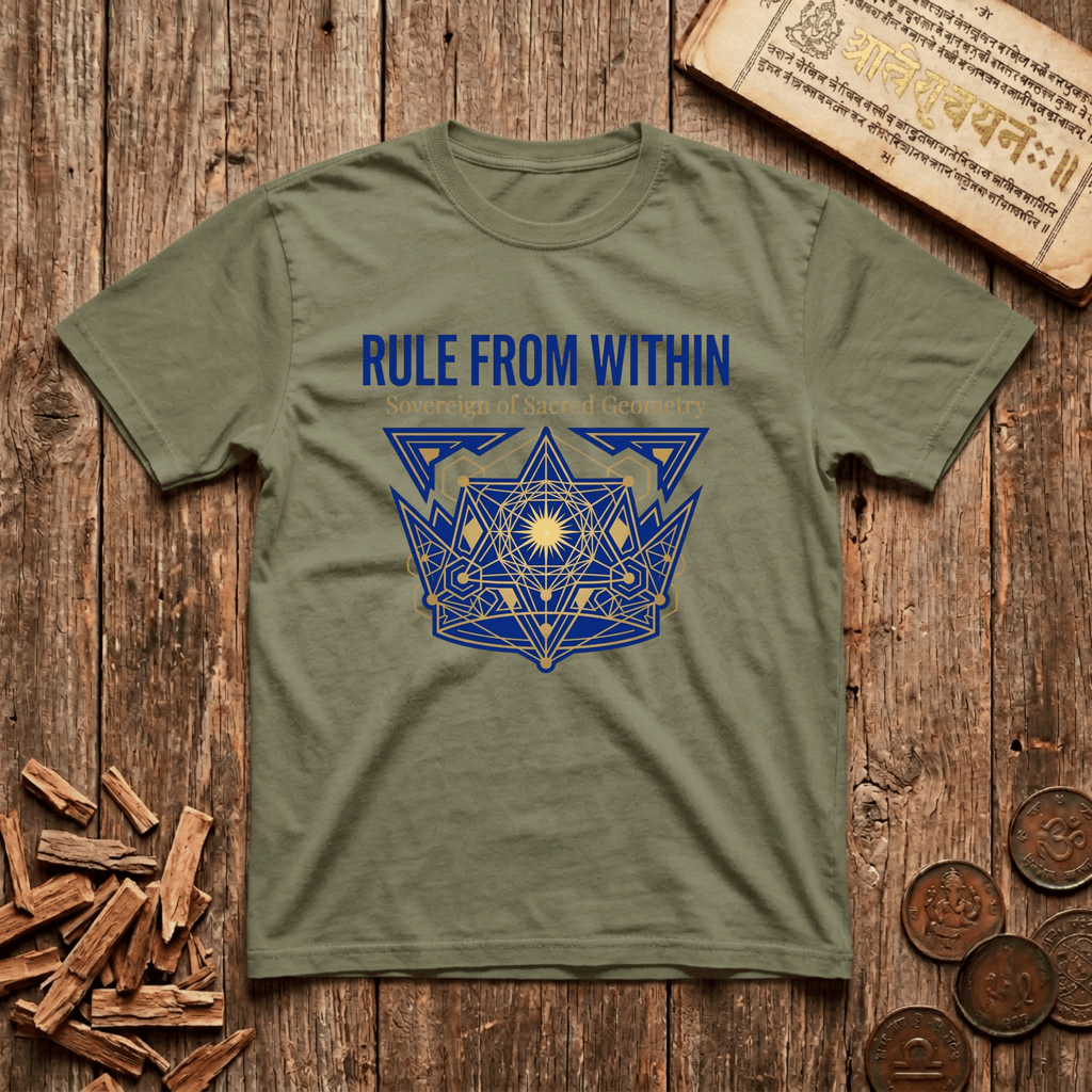 King of Sacred Geometry - Rule From Within - T-Shirt