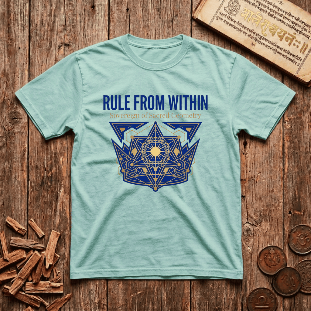 King of Sacred Geometry - Rule From Within - T-Shirt