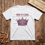 Queen of Sacred Geometry - Reign With Grace - T-Shirt