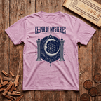 High Priestess of Sacred Geometry - Veiled Wisdom Awakens - T-Shirt