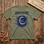 High Priestess of Sacred Geometry - Veiled Wisdom Awakens - T-Shirt