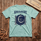 High Priestess of Sacred Geometry - Veiled Wisdom Awakens - T-Shirt