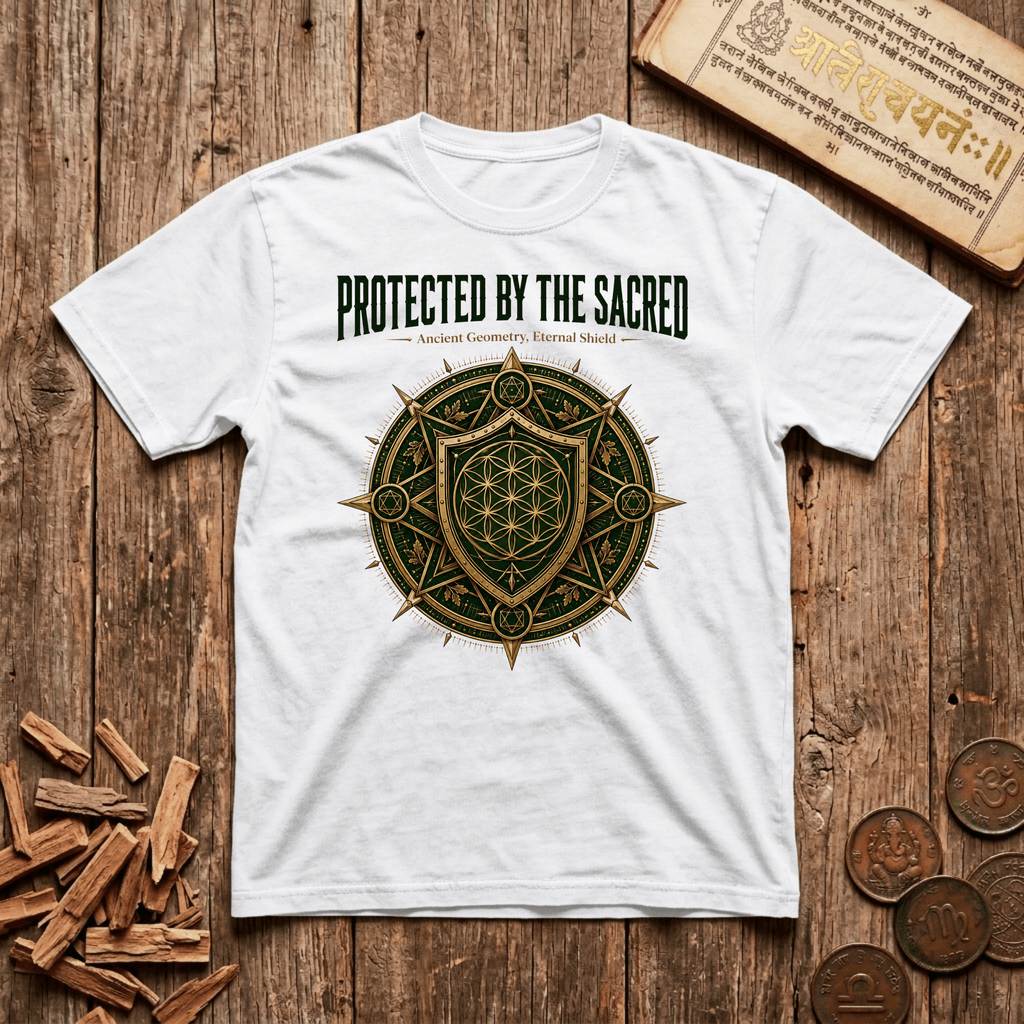 Guardian of Sacred Geometry - Protected By The Sacred - T-Shirt