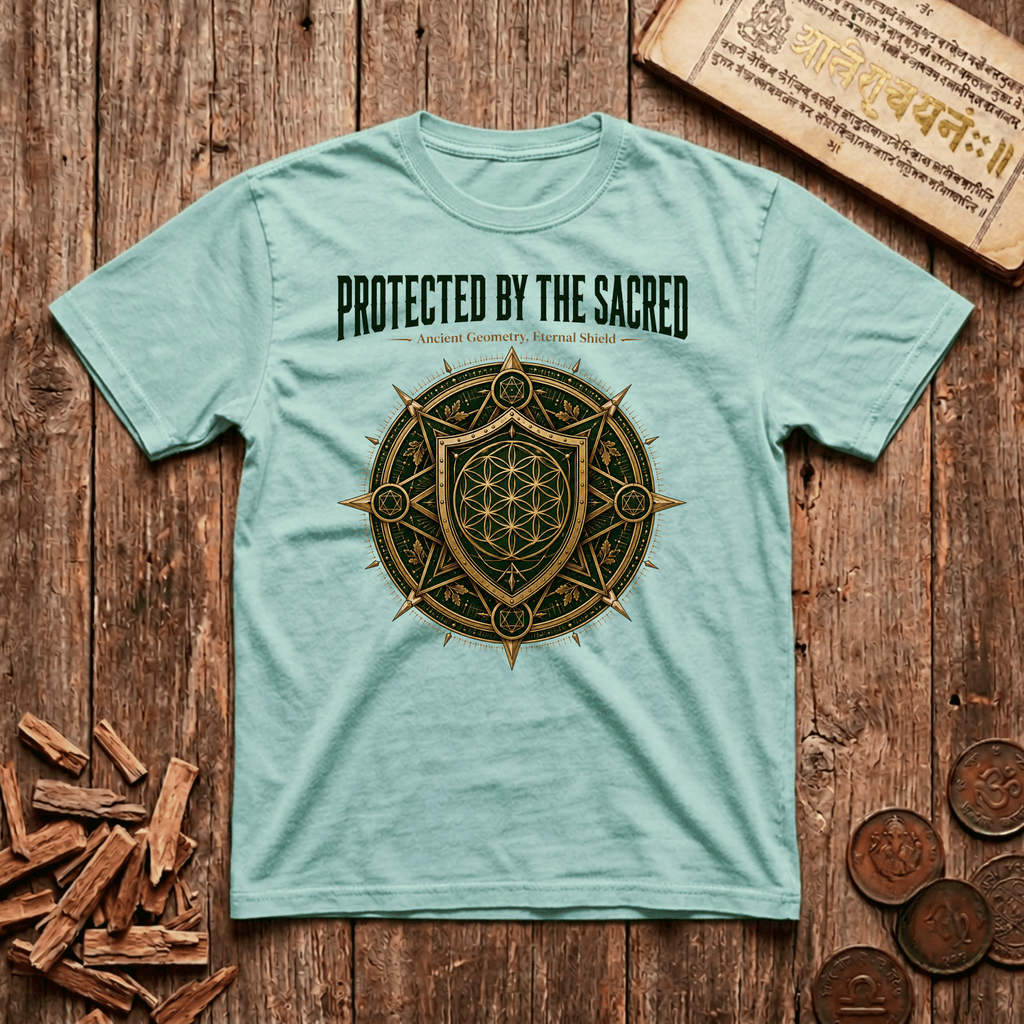 Guardian of Sacred Geometry - Protected By The Sacred - T-Shirt