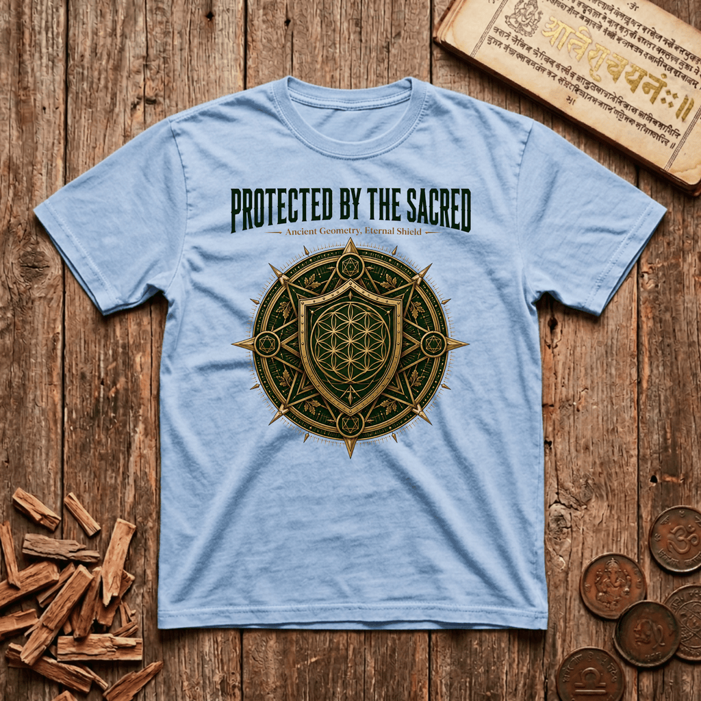 Guardian of Sacred Geometry - Protected By The Sacred - T-Shirt