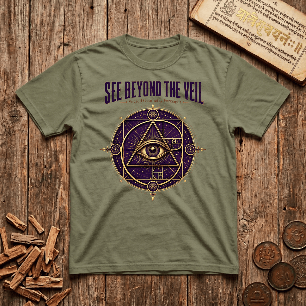 Oracle of Sacred Geometry - See Beyond The Veil - T-Shirt