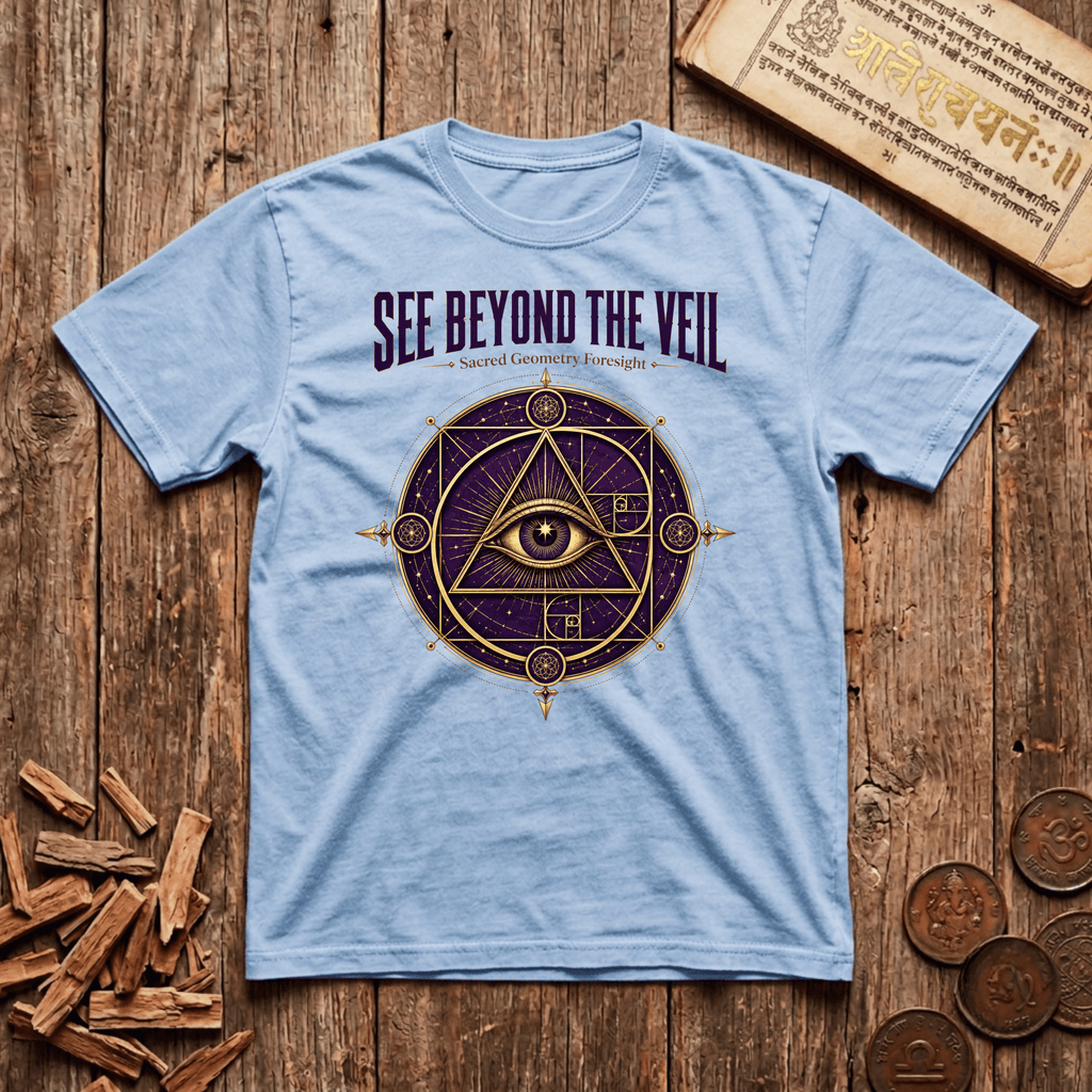 Oracle of Sacred Geometry - See Beyond The Veil - T-Shirt