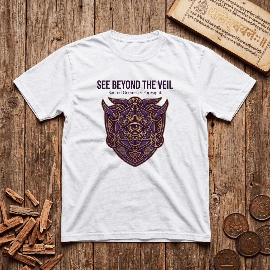 Oracle of Sacred Geometry - Sacred Geometry Foresight - T-Shirt