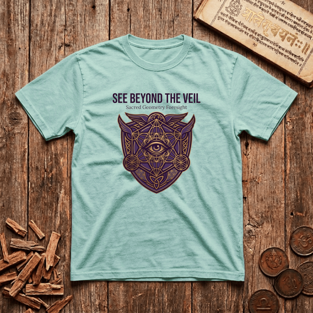 Oracle of Sacred Geometry - Sacred Geometry Foresight - T-Shirt
