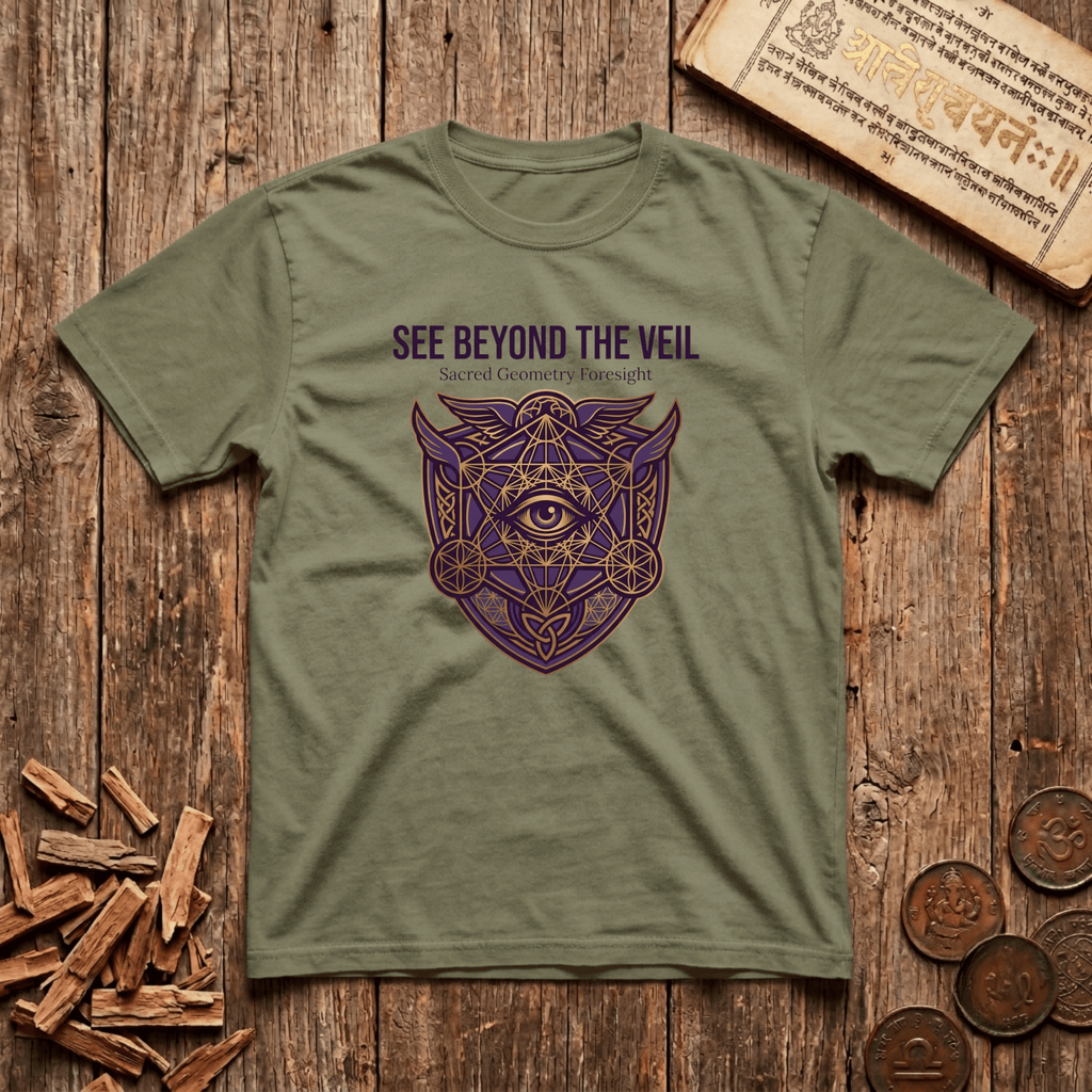 Oracle of Sacred Geometry - Sacred Geometry Foresight - T-Shirt
