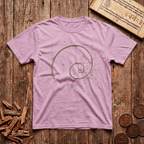 Fibonacci Spiral - Geometry - T-Shirt