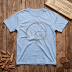 Fibonacci Spiral - Geometry - T-Shirt