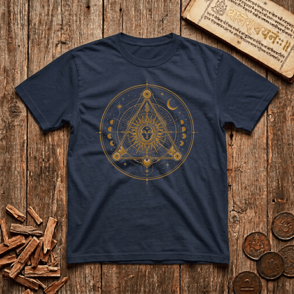 Sri Yantra - Where the goddess meets geometry - T-Shirt