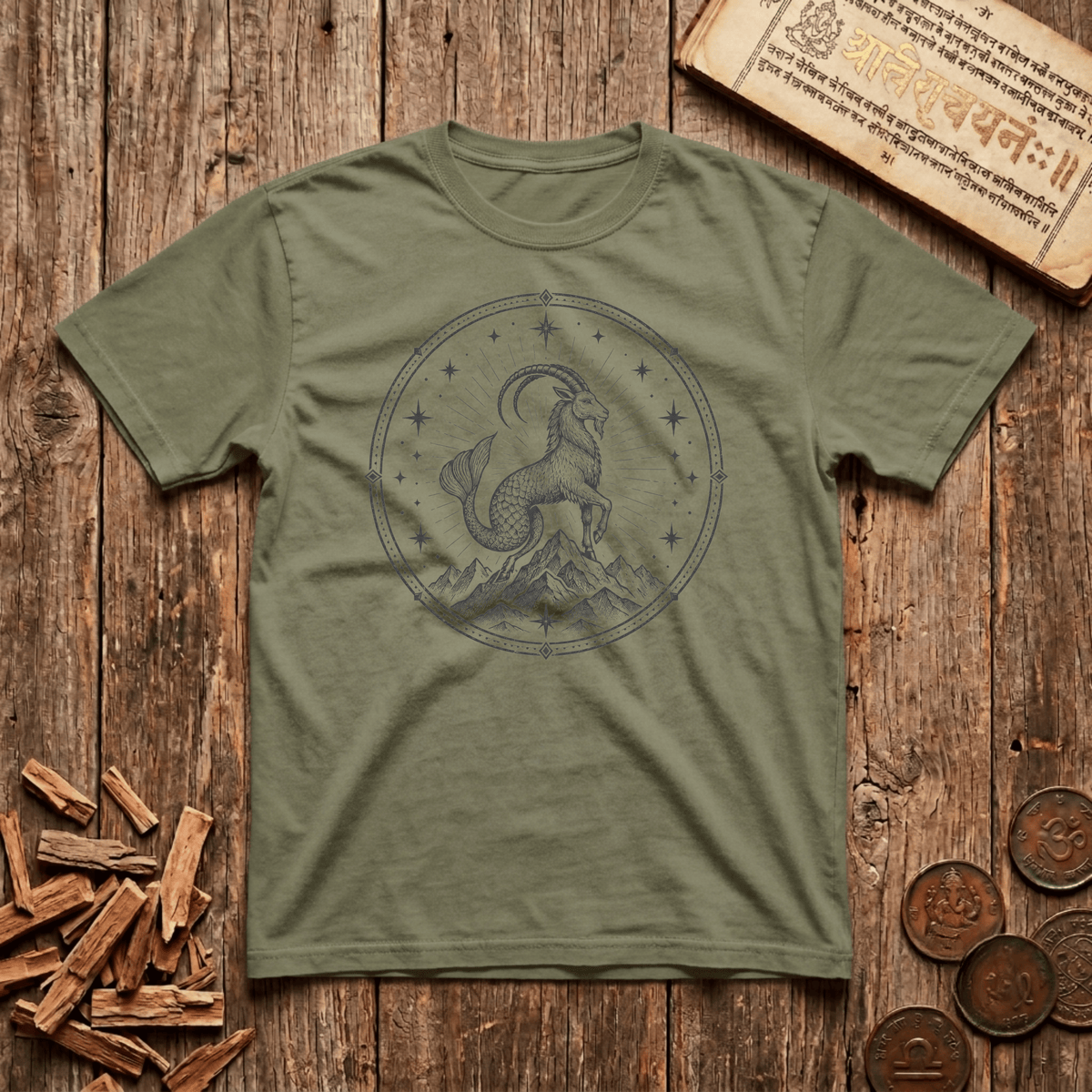 Capricorn — Patiently Building Greatness - T-Shirt