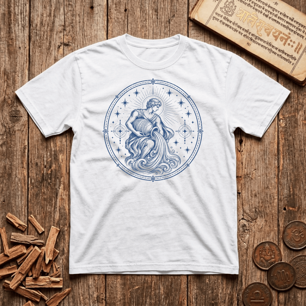 Aquarius — Think Different. Live Free - T-Shirt