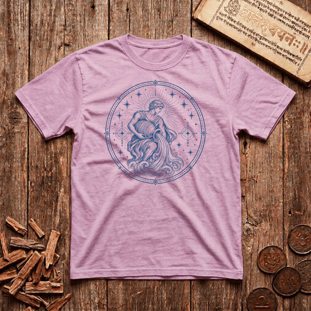 Aquarius — Think Different. Live Free - T-Shirt