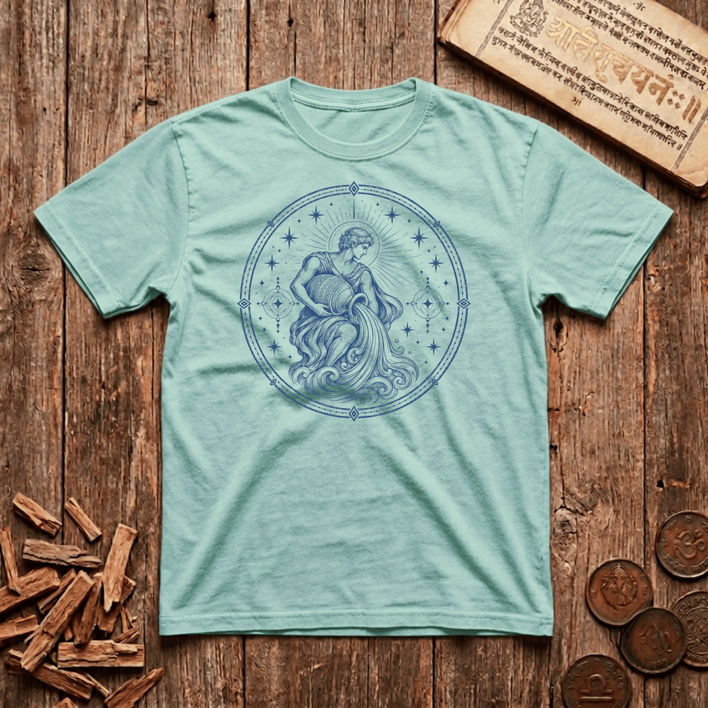 Aquarius — Think Different. Live Free - T-Shirt