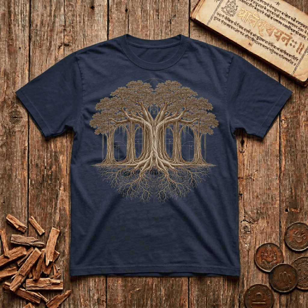 The Banyan Cathedral — Tree of Consciousness - T-Shirt