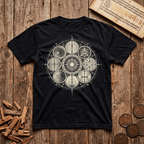 Ninefold Orbit — Navagraha Mandala - T-Shirt
