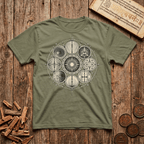 Ninefold Orbit — Navagraha Mandala - T-Shirt