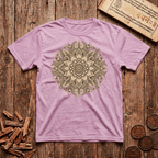 The Living Mandala — Nature's Geometry - T-Shirt