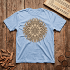 The Living Mandala — Nature's Geometry - T-Shirt
