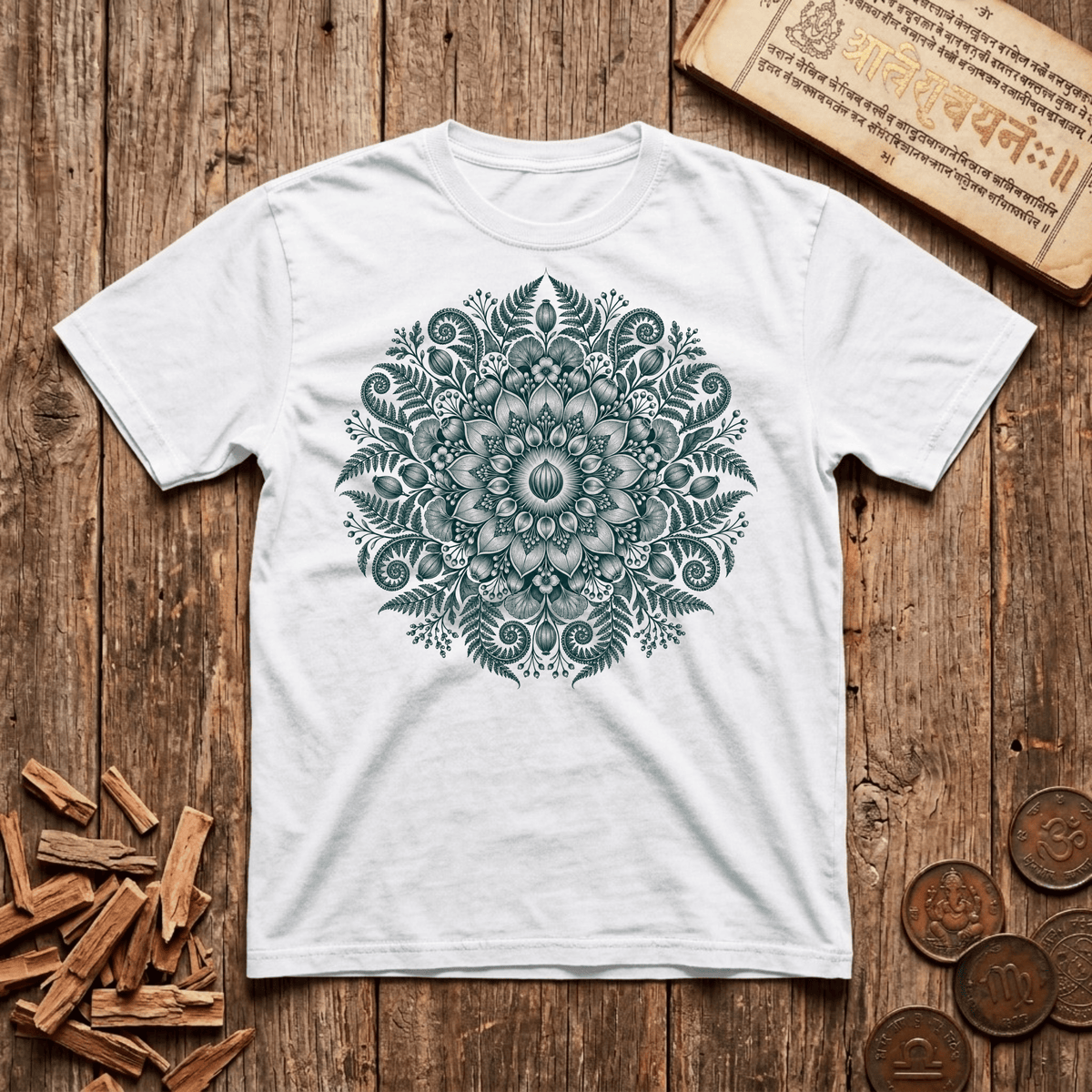 Temple Sky Mandala — Sacred Astronomy - T-Shirt