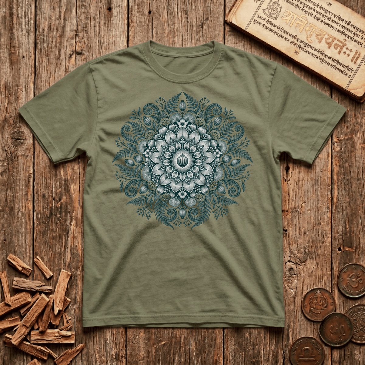 Temple Sky Mandala — Sacred Astronomy - T-Shirt