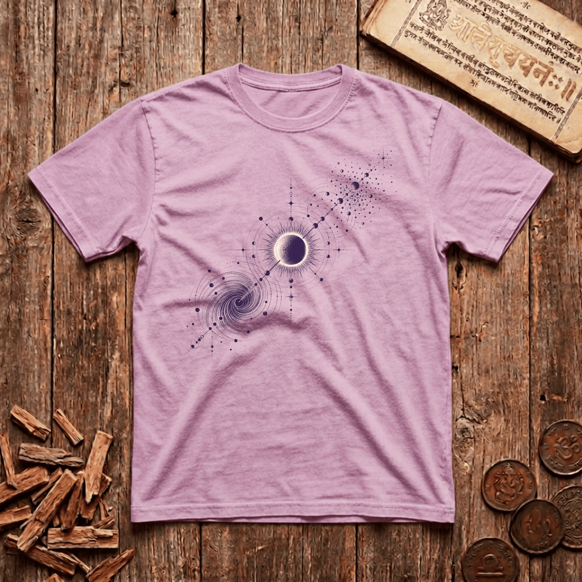 Rahu & Ketu — The Eclipse Axis - T-Shirt