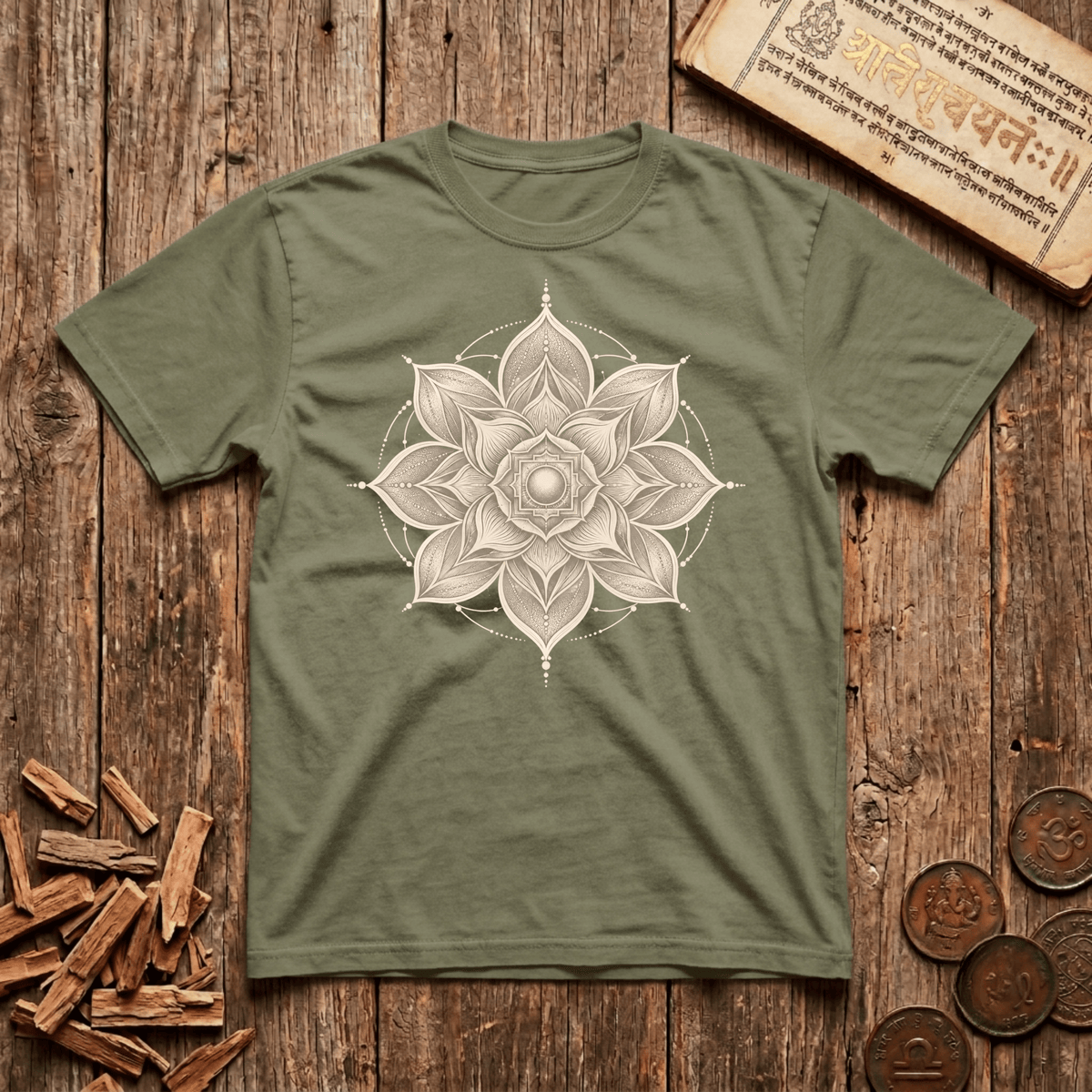 Panchabhuta Padma - Five Elemental Layers - T-Shirt