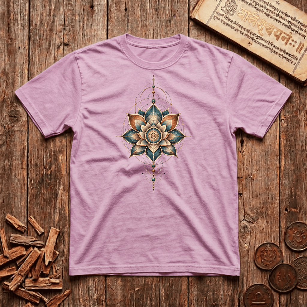 Cosmic Padma - Lotus Becoming Orbit - T-Shirt